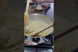 Tagliatelle with Artichokes & Coconut Cream #italiancooking #tagliatelle #cooking