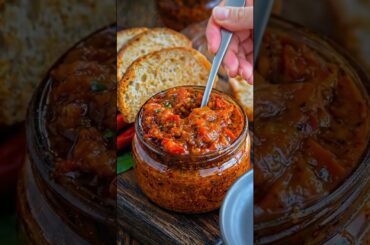 Authentic Bomba Calabrese Spicy Italian Chili Spread Recipe | Easy Calabrian Dip