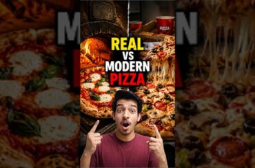 History of Pizza 🍕 from Complete food to Junk Food | Italy to Street #pizzahistory #pizza #shorts