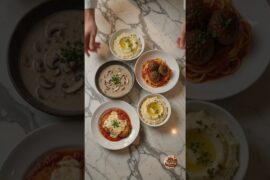 four  tiny Italian recipes in one video 😍🇮🇹 #cooking #minifood #miniaturefeast