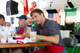 Colosmo cleans up at inaugural I-Fest pizza eating contest – Olean Star