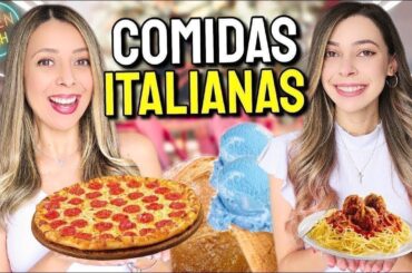 24 HORAS COMENDO COMIDAS ITALIANAS 🇮🇹