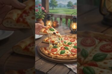 Village Style Pizza Recipe | From Scratch at Home🍕 #villagecooking #viral #pizzarecipe