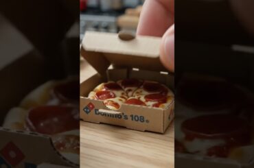 Domino’s… But Everything Is TINY! 🍕✨”#aivideo #foryou #cooking