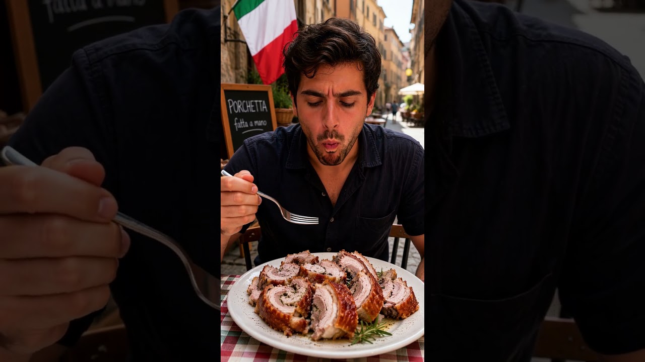 Italy Porchetta 🇮🇹 | Italy’s Crispy Roast Pork! 🤤 #shorts Italy Porchetta 🇮🇹 | Italy's Crispy Roast Pork! 🤤 #shorts