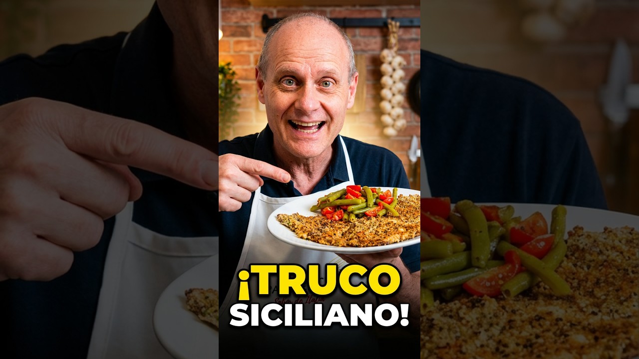 🇮🇹¿Milanesa sin freír? ¡Mira este truco! 🇮🇹¿Milanesa sin freír? ¡Mira este truco!