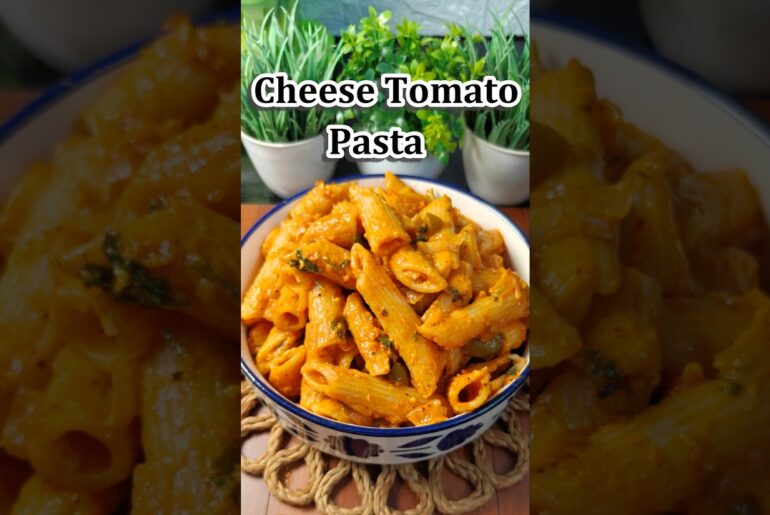 Try this "Cheese Tomato Pasta" once  and you will be addicted #shorts #ytshorts #pasta #redsauce #yt