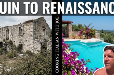 Italy Villa Restoration Tour, Moving to Italy, Live in Italy, Cooking Italian with Joe
