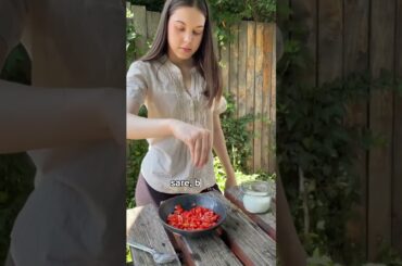 Bruschete italienești gata în câteva minute 🍅#reteteusoare #retetesimple #reteterapide