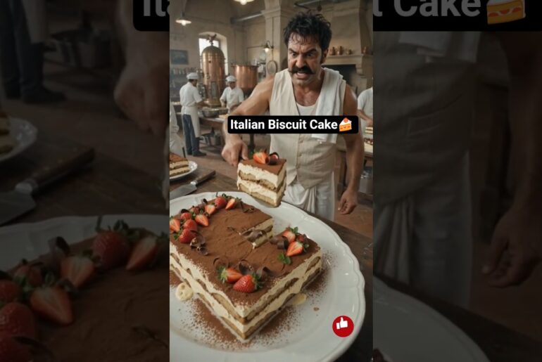 Biscuits Se Bani Ye Italian Dish 😱☕ | Italy Ki Famous Dessert @FoodKiKahani07