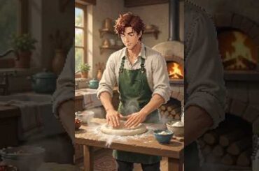 Anime: Fire Oven Baked Margherita Pizza #anime, #viral anime, #cooking show #pizza