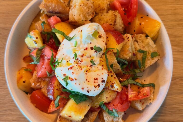 Panzanella salad at Il Corso.