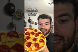 High Protein Pepperoni Pizza 38g Protein