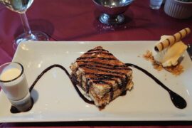 Coastal Italian restaurant with a tiramisu 'to die for'