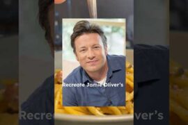 Recreating Jamie Oliver’s carbonara  #JamieOliver #Carbonara #Cooking #Food #Shorts