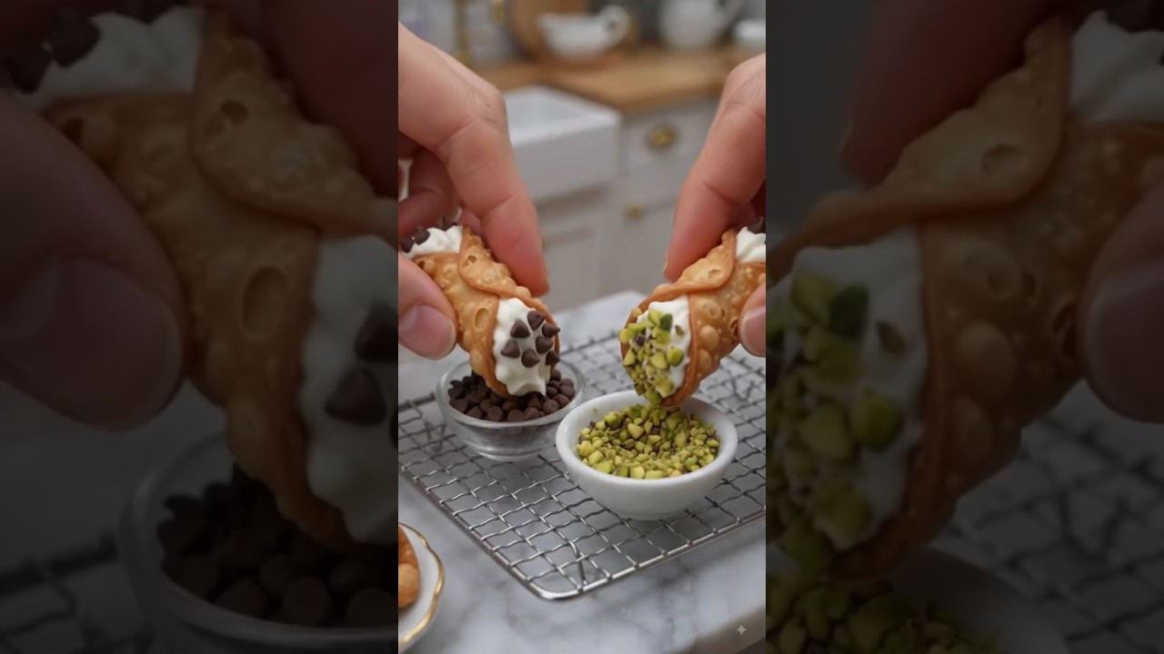 Mini Cooking Italian Cannoli #shortsfeed #cannoli #ItalianCuisine #italianfood #minicooking #food Mini Cooking Italian Cannoli #shortsfeed #cannoli #ItalianCuisine #italianfood #minicooking #food