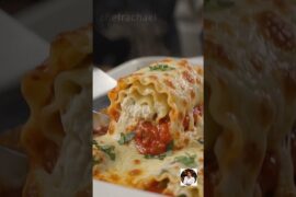 Lasagna Roll-Ups Easy Recipe | Chef Rachael #lasagna  #cooking #shorts