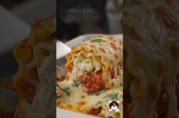Lasagna Roll-Ups Easy Recipe | Chef Rachael #lasagna  #cooking #shorts
