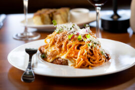 Chicken Parmesan at Capriciano Osteria