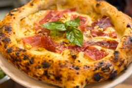 Pizza from La Sorrentina.