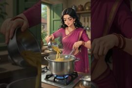 Homemade Red Sauce Pasta ❤️ | Italian Recipe in Village Kitchen | Anaya Cooks #mouthwateringrecipes