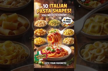 🍝 Types of Italian Pasta