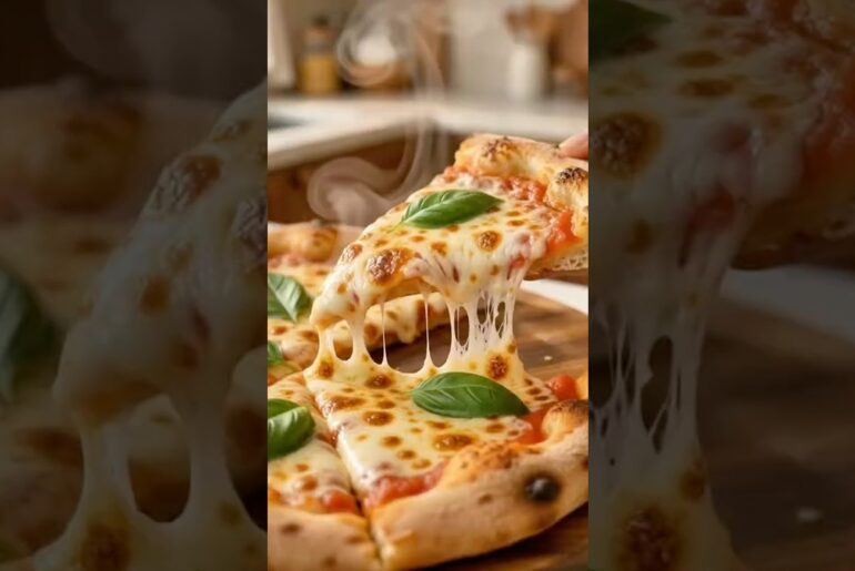 Yummy pizza 🍕 | easy homemade pizza recipe #pizza #shorts #homemadepizza #cooking