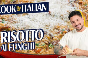 How to Cook Mushroom Risotto Like an Italian with Gabe Bertaccini 🇮🇹