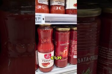Italian Supermarket Pasta Sauce Selection is Insane