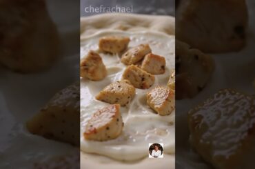 Chicken Alfredo Pizza Easy Recipe | Chef Rachael #pizza #cooking #shorts