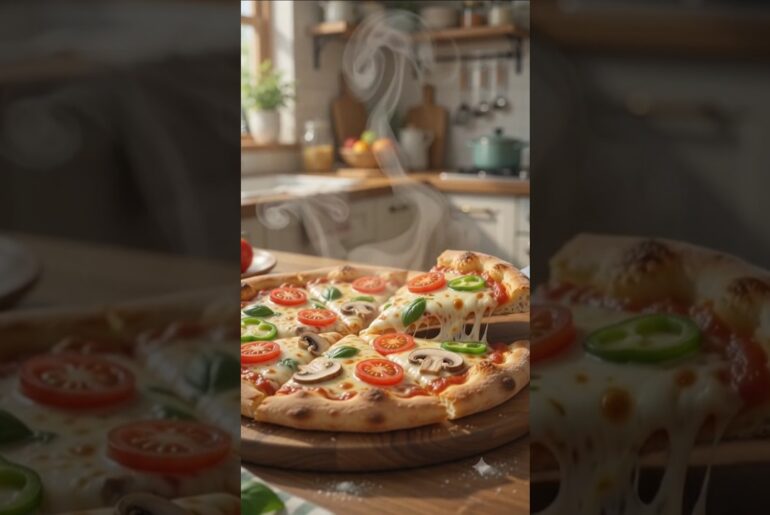 🍕 The Coziest AI Pizza Ever! 🤖✨ | Satisfying Cooking