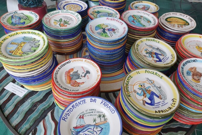 In Some Trattorias in Italy, Diners Can Enjoy a Meal and Take the Plate It Was Served on Home as a Souvenir