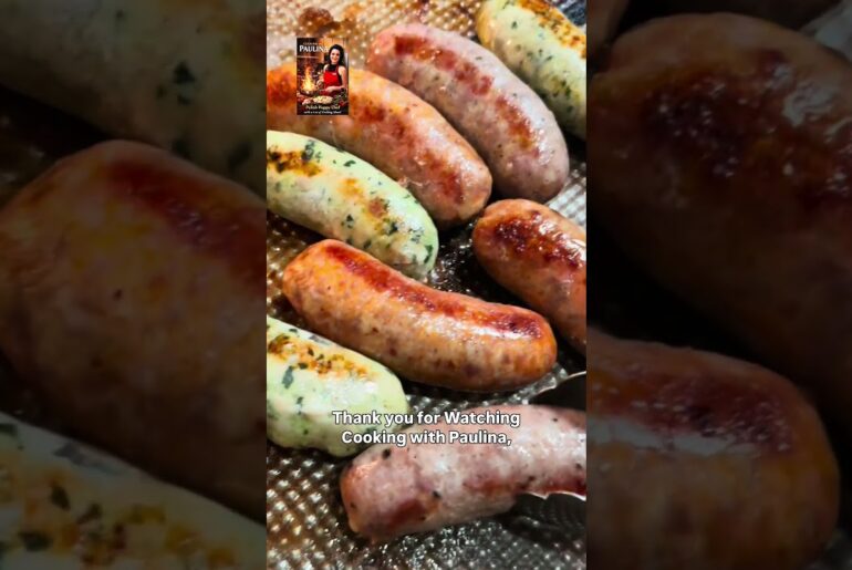 Italian Baked Sausage! #recipe #cooking #food #dinner #sausage #homemadefood