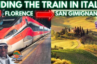 How To Travel by Train from Florence Italy to Tuscany Siena Italy Wine Country using Trenitalia 🇮🇹