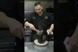 Making Chicken Francese at Mia's Italian Restaurant and Market  #foodshorts #pastatime #food
