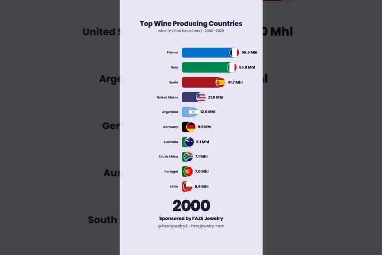 The World's Top Wine Producers 🍷