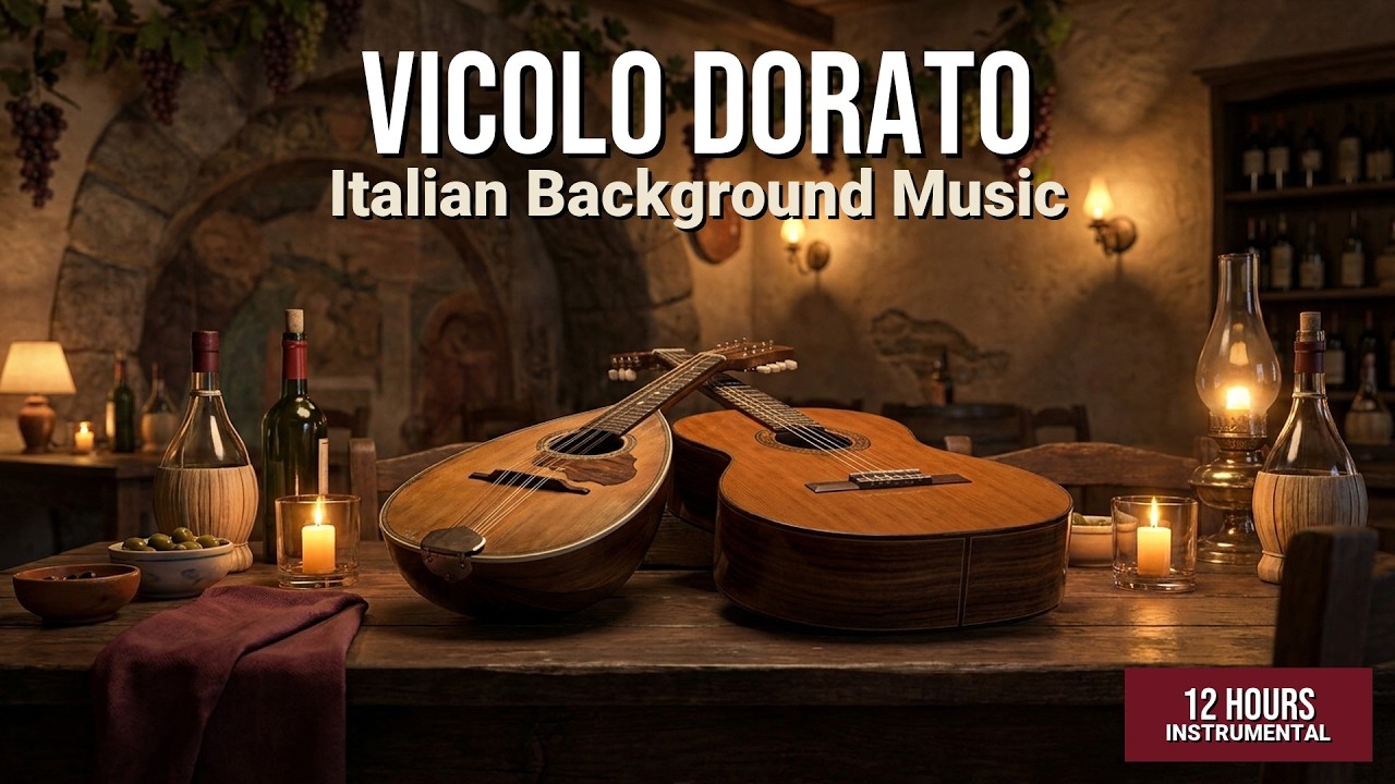 Vicolo Dorato | 12 Hours Italian Background Music for Restaurants, Trattorias & Wine Bars Vicolo Dorato | 12 Hours Italian Background Music for Restaurants, Trattorias & Wine Bars