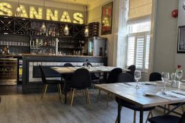 Inside SannaS, Carlisle’s Sardinian city centre restaurant