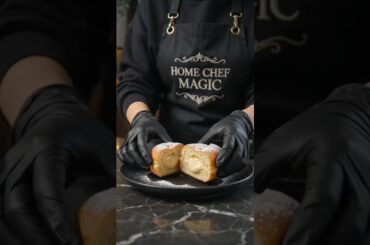 Italian Bamboloni Recipe 🍩 | Satisfying Dessert ASMR | Home Chef Magic #shorts