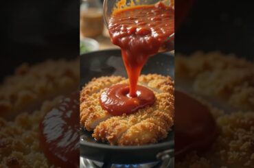 Pure Melt: Crispy Chicken Parmigiana ASMR 🐔🧀 #cooking #asmr #foodasmr