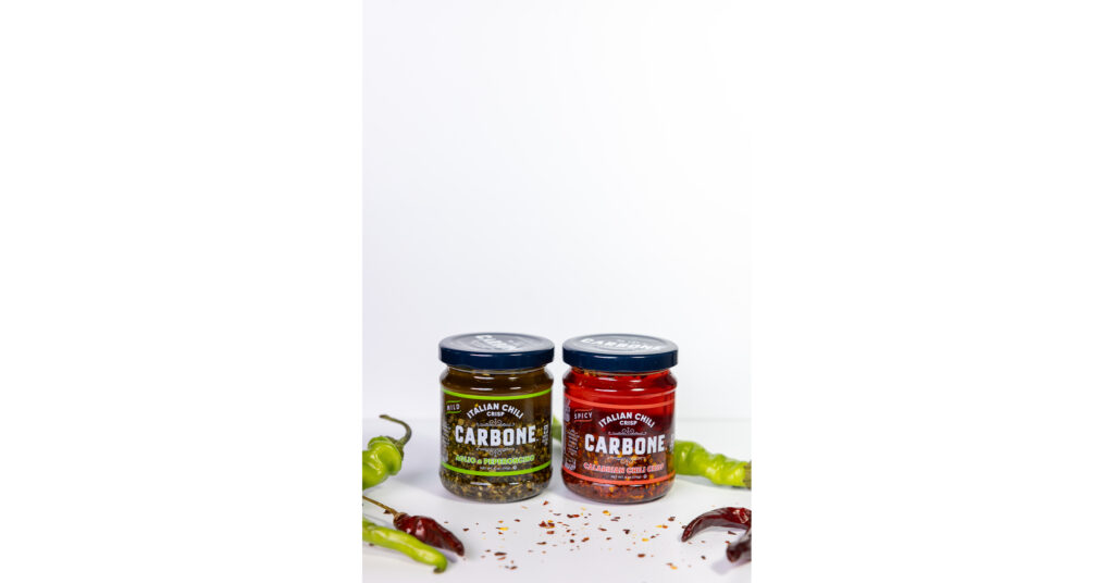 CARBONE FINE FOOD EXPANDS BEYOND PASTA SAUCE FOR THE FIRST TIME WITH NEW ITALIAN CHILI CRISP CARBONE FINE FOOD EXPANDS BEYOND PASTA SAUCE FOR THE FIRST TIME WITH NEW ITALIAN CHILI CRISP