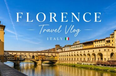 Florence, Italy Travel Vlog #3 🇮🇹 | Best Food, Hidden Gems & Travel Vlog
