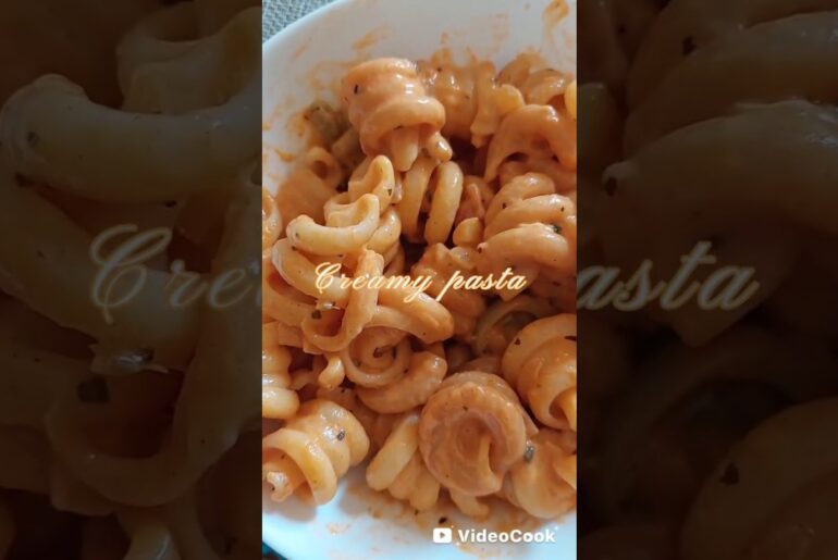 creamy pasta recipe(red sauce pasta) #pasta #italy #recipe #cooking #fyp