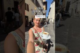 HOW TO SKIP THE LINE AT THIS FAMOUS AFFOGATO SPOT IN FLORENCE, ITALY!🍨🇮🇹☕️