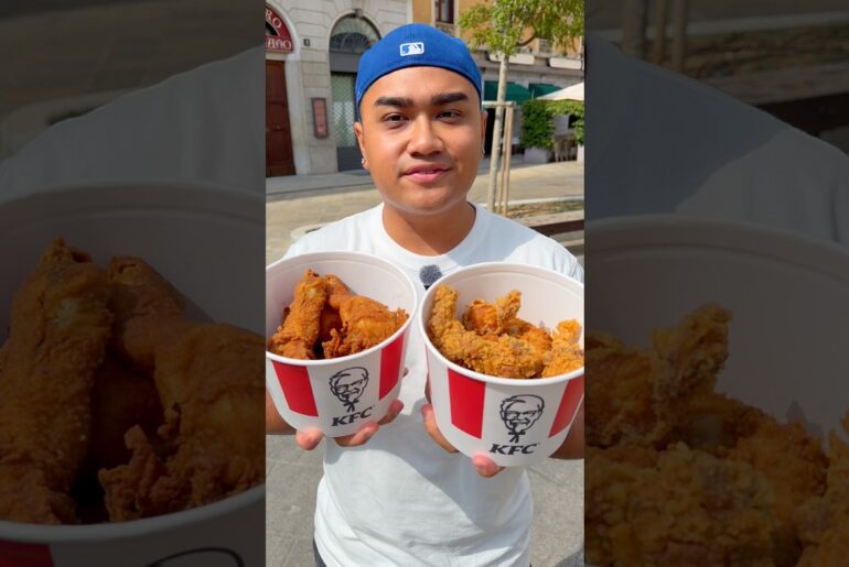 KFC Italy🇮🇹 #shorts #fastfood