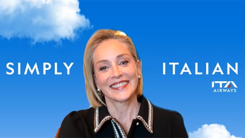 ITA Airways Casts Sharon Stone as Face of New ‘Simply Italian’ Campaign Sharon Stone