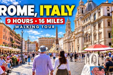 Rome, Italy 🇮🇹 Ultimate Walking Tour – Colosseum, Pantheon & St. Peter's | 4K 60fps