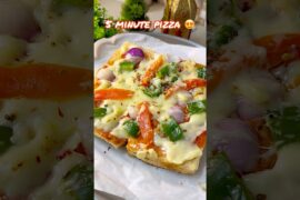 5 Minutes Pizza Recipe 😍#shorts#trending#viral#reel #recipe