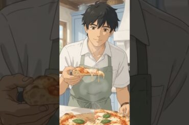 Anime boy Making Pizza… 🍕🔥 #anime  #italy  #pizza  #asmr #cooking