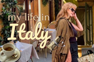romanticizing daily life in italy: outfits, cozy chats & solo city walks (VLOG)